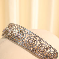 Tiara Corona con micro zircones