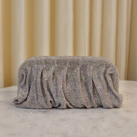 Clutch Party Plata, Azul & Negro