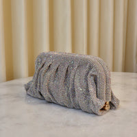 Clutch Party Plata, Azul & Negro