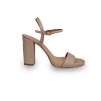 Sandalia Tacón Cuero 11cm