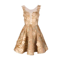 Mini Elegant Dress Gold